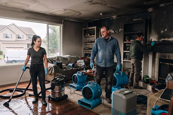 Smoke and Water Damage Restoration Edmonds