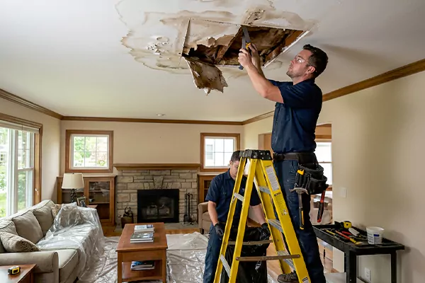 Water Damage Ceiling Repair Edmonds
