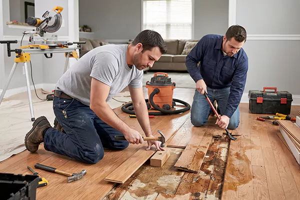 Water Damage Floor Repair Edmonds