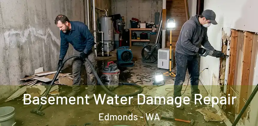  Basement Water Damage Repair Edmonds - WA