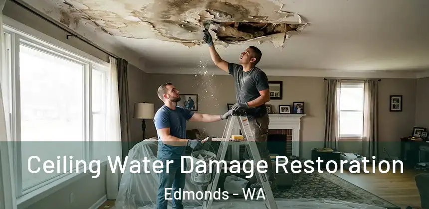  Ceiling Water Damage Restoration Edmonds - WA