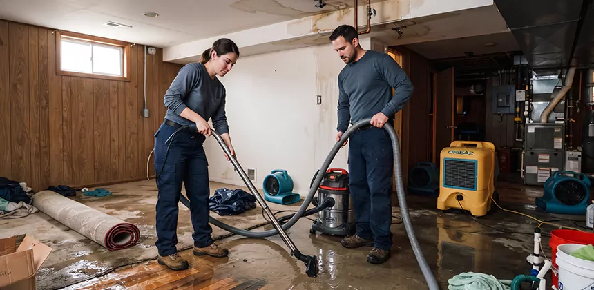 Frozen Pipe Burst Cleanup in Edmonds
