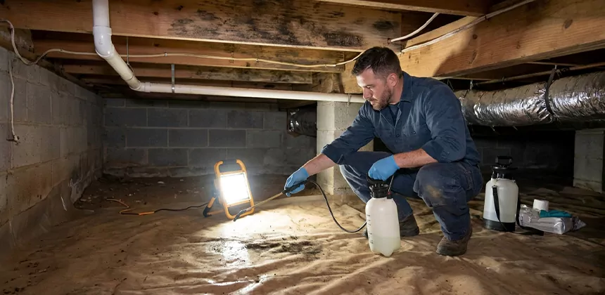 Crawl Space Mold Treatment in Edmonds