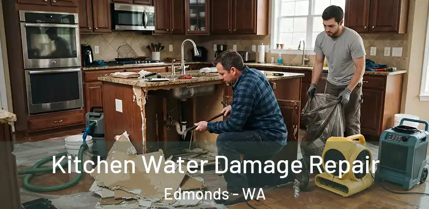  Kitchen Water Damage Repair Edmonds - WA